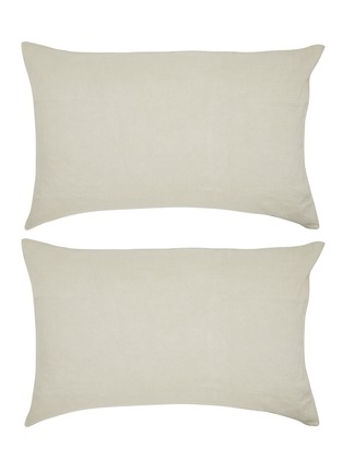 首图 –点击放大 - SOCIETY LIMONTA - REM 亚麻枕套两件套 — 米灰色