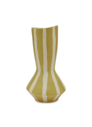 THE CONRAN SHOP | ARMES 条纹花瓶 — 芥黄色