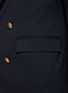  - PRUNE GOLDSCHMIDT - 戗驳领褶裥双排扣西服外套