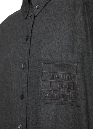  - PRUNE GOLDSCHMIDT - LOGO 刺绣衬衫裙