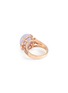 模特儿示范图 - 点击放大 - SAMUEL KUNG - Diamond Jade 18K Rose Gold Ring