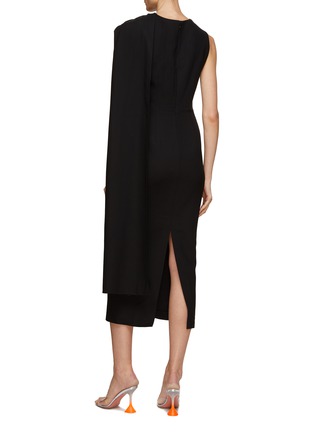 背面 - 点击放大 - ROLAND MOURET - 挂脖式肩部垂坠连衣裙