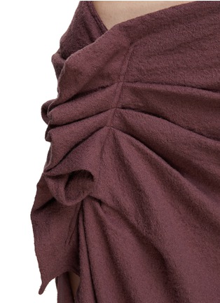 - RICK OWENS - 不对称褶裥半裙