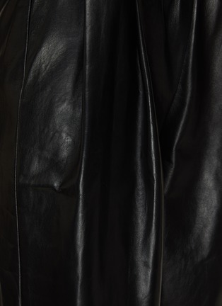  - ERMANNO SCERVINO - 真皮阔腿长裤