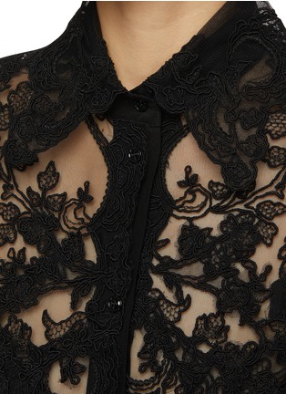  - ERMANNO SCERVINO - 蕾丝拼接衬衫