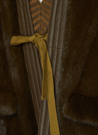  - KRUF - 貂毛和服式外套