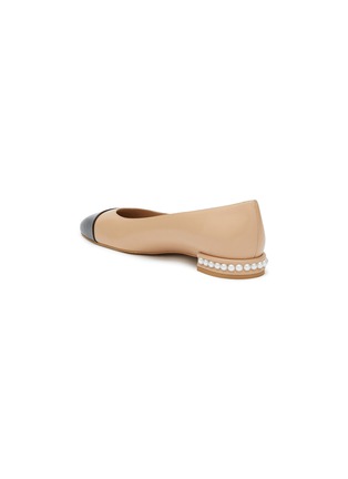  - STUART WEITZMAN - 漆皮撞色芭蕾平底鞋