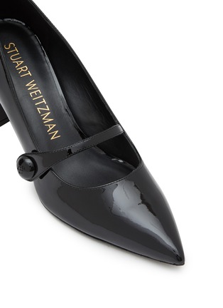 细节 - 点击放大 - STUART WEITZMAN - 75 漆皮玛丽珍高跟鞋