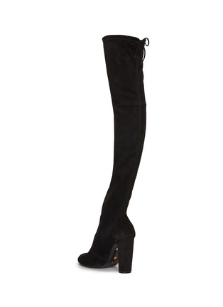  - STUART WEITZMAN - 100 弹力绒面真皮过膝长靴