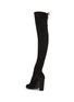  - STUART WEITZMAN - 100 弹力绒面真皮过膝长靴