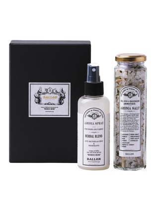 首图 - 点击放大 - BALLON - Room & Fabric Aroma Spray & Bath Salt Gift Set — Herbal Blend/Herb Forest