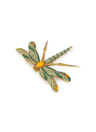 细节 - 点击放大 - THOT GIOIELLI - 仿水晶蜻蜓胸针