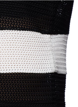 细节 - 点击放大 - RAG & BONE - VALERIE短款拼色针织背心