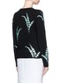 背面 - 点击放大 - DRIES VAN NOTEN - 亮片花卉造型羊绒针织衫