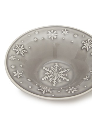 细节 –点击放大 - BORDALLO PINHEIRO - SNOWFLAKES 陶瓷碗 — 灰色
