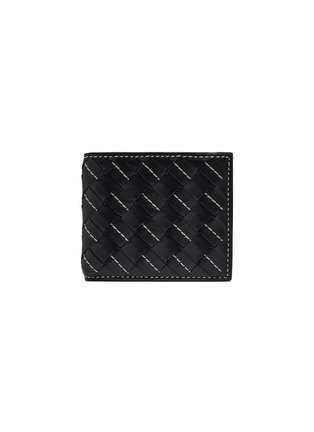 首图 - 点击放大 - BOTTEGA VENETA - 编织真皮缝线钱包
