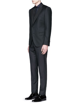 模特儿示范图 - 点击放大 - DOLCE & GABBANA - 混羊毛连马甲礼服外套