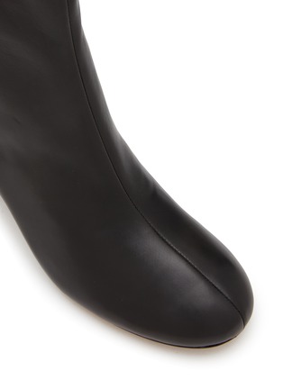 细节 - 点击放大 - EQUIL - BUDAPEST 粗跟真皮短靴