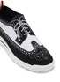 细节 - 点击放大 - THOM BROWNE - LONGWING 布洛克针织运动鞋