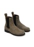 细节 - 点击放大 - LOEWE - Campo Chelsea Brushed Suede Leather Boots