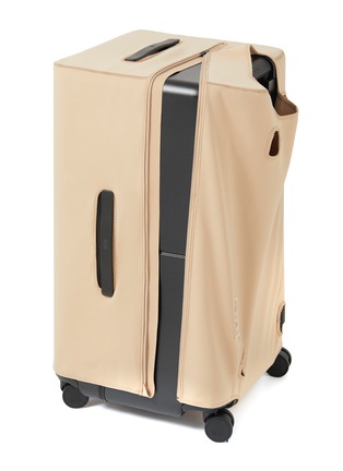细节 –点击放大 - JULY - Classic Checked Trunk Luggage Cover — Khaki