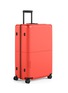 Front View - 点击放大 - JULY - Checked Plus Suitcase — Red