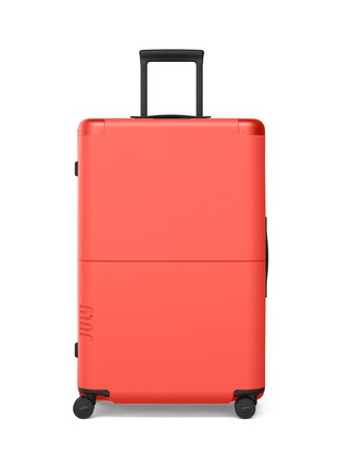 Main View - 点击放大 - JULY - Checked Plus Suitcase — Red