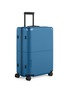 Front View - 点击放大 - JULY - Checked Suitcase — Blue