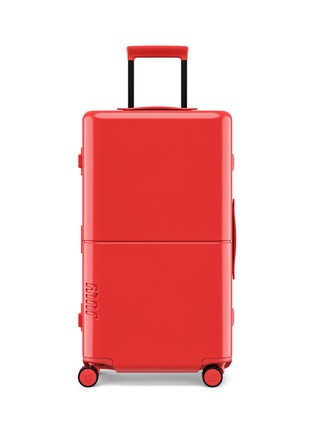 首图 –点击放大 - JULY - Checked Trunk Suitcase — Red