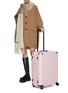 细节 –点击放大 - JULY - Checked Suitcase — Blush Pink