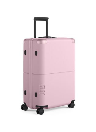 正面 –点击放大 - JULY - Checked Suitcase — Blush Pink