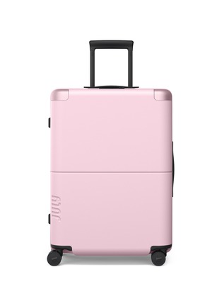首图 –点击放大 - JULY - Checked Suitcase — Blush Pink
