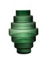 首图 –点击放大 - POLSPOTTEN - STEPS 玻璃花瓶 — 深绿色大号