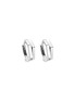 首图 - 点击放大 - REPOSSI - Antifer 18k White Gold Double Row Single Hoop Earring