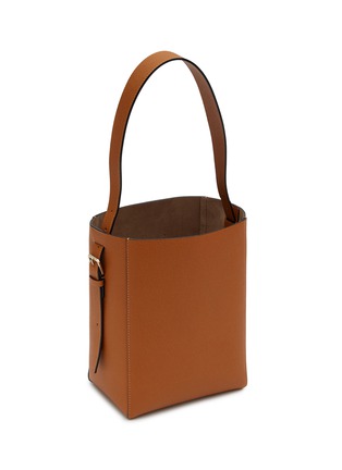 细节 - 点击放大 - VALEXTRA - Small Bucket Leather Shoulder Bag