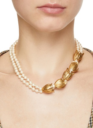 模特儿示范图 - 点击放大 - MONSHIRO - tulip 项链