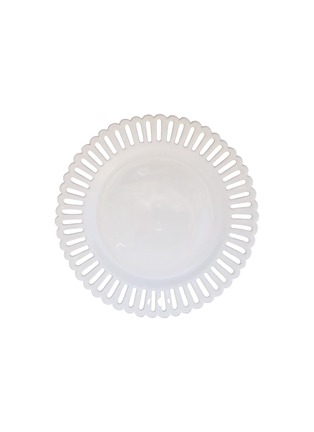 Main View - 点击放大 - BOURG-JOLY MALICORNE - Openwork Bourg-Joly Charger Plate — White