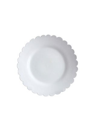 首图 –点击放大 - BOURG-JOLY MALICORNE - Chevet Pleine Charger Plate — White