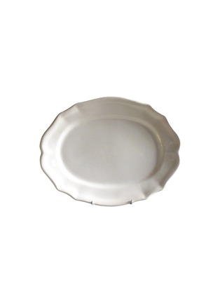 Main View - 点击放大 - BOURG-JOLY MALICORNE - Feston Oval Serving Dish — White