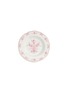 Main View - 点击放大 - BOURG-JOLY MALICORNE - Feston Hand Painted Antique Fleurs 94 Cake Plate — Pink Monochrome