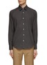 首图 - 点击放大 - CANALI - Point Collar Dotted Pattern Cotton Shirt