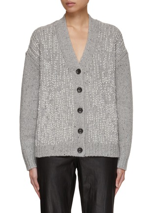 首图 - 点击放大 - MARIA MCMANUS - Oversized Hand Beaded Cardigan