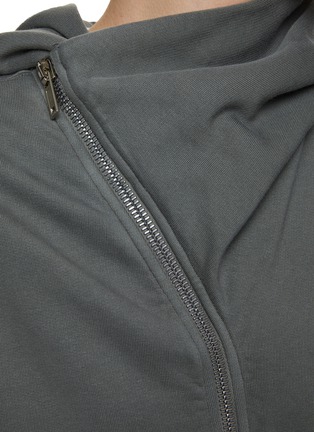  - RICK OWENS DRKSHDW - 斜拉链连帽卫衣