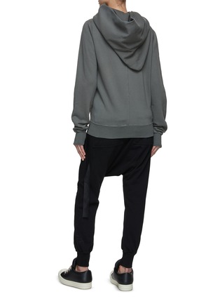 背面 - 点击放大 - RICK OWENS DRKSHDW - 斜拉链连帽卫衣