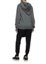 背面 - 点击放大 - RICK OWENS DRKSHDW - 斜拉链连帽卫衣
