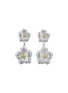 首图 - 点击放大 - BUCCELLATI - Blossoms Rhodium-Plated Sterling Silver Gardenia Earrings