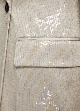  - BRUNELLO CUCINELLI - 亮片单扣西装外套