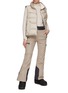 模特儿示范图 - 点击放大 - BRUNELLO CUCINELLI - 撞色羊毛滑雪裤