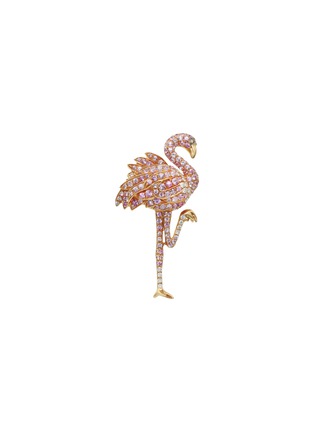 首图 - 点击放大 - MIO HARUTAKA - Flamingo 18K Rose Gold Diamond Pink Sapphire Single Earring