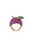 首图 - 点击放大 - MIO HARUTAKA - Apple 18K Rose and White Gold Ruby and Green Garnet Ring